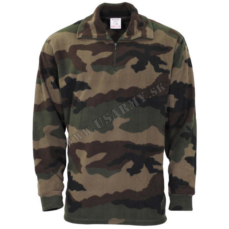 BLÚZA FRANCÚZSKA FLEECE TROYER (SO ZIPSOM KU KRKU) POLAR F1 - CCE