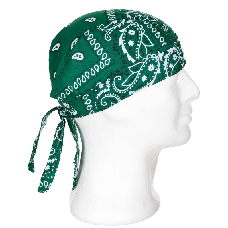 ŠATKA BANDANA - PAISLEY OLIV