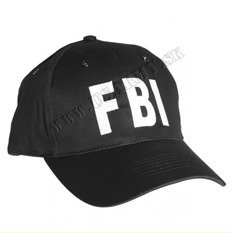 ČIAPKA BASEBALL FBI ČIERNA