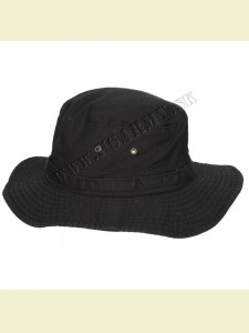 KLOBÚK BOONIE RIP-STOP/7861 - ČIERNA
