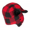 ČIAPKA UŠIANKA (CANADA) ČERVENO - ČIERNA