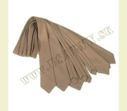 KRAVATA SLUŽOBNÁ KHAKI BÉŽOVÁ