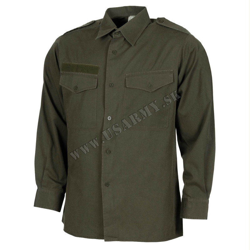 KOŠEĽA RAKÚSKA ORIG. ARMY (BUNDESHEER) POUŽ. - OLIV ZELENÁ