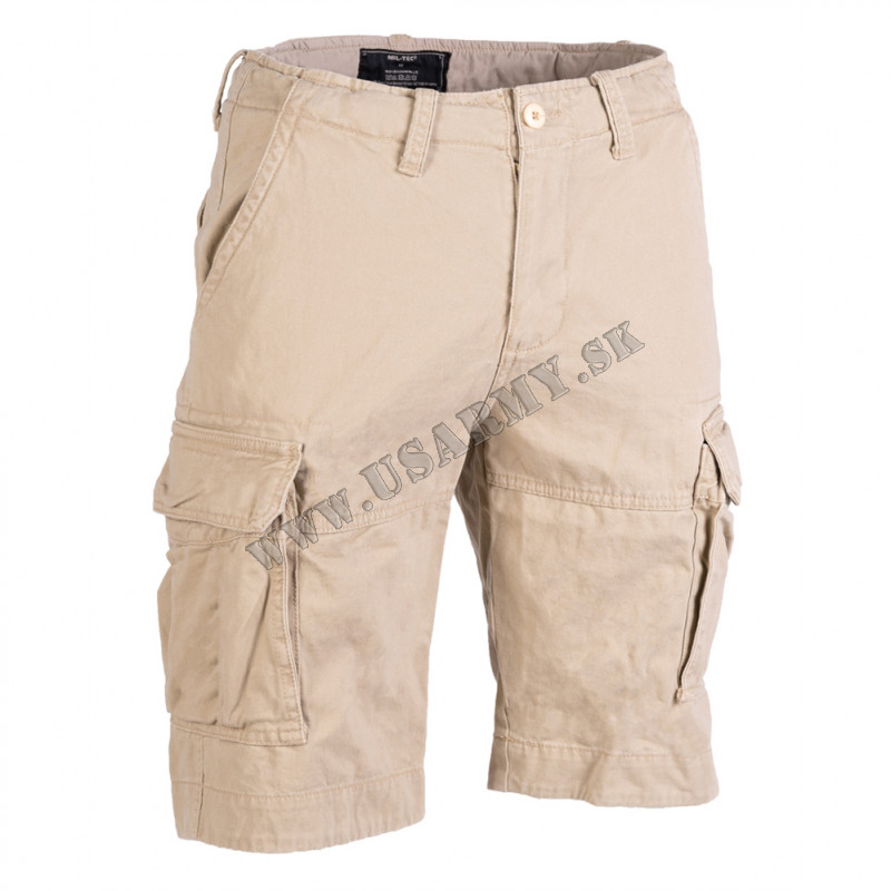 NOHAVICE SHORT US VINTAGE SPRANÉ - KHAKI