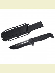 NÔŽ COMMANDO OUTDOOR UNIVERZÁL - ČIERNA