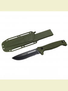 NÔŽ COMMANDO OUTDOOR UNIVERZÁL - OLIV ZELE...