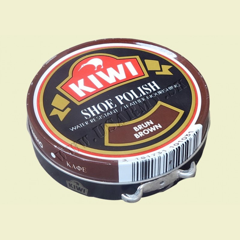 KRÉM NA OBUV KIWI - HNEDÁ