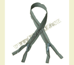 ZIPS OBOJSMERNÝ (2 CESTNÝ) PLAST. 85,0 CM - OLIV ZELENÁ