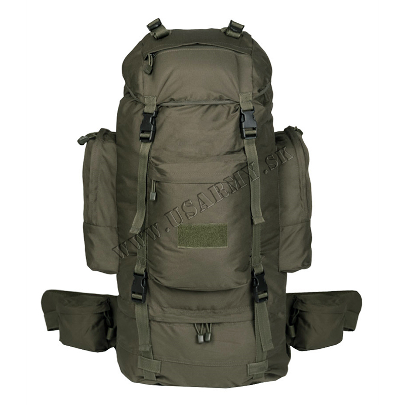 RUKSAK RANGER 75 LTR S INTEGROVANOU KRYCOU NEPREMOKAVOU PLACHTOU - OLIV ZELENÁ
