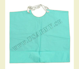 ŠATKA ZUBÁRSKA - PODBRADNÍK PVC 60x50 CM - SVETLO ZELENÁ