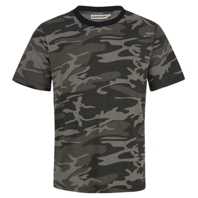 TRIČKO MASKOVACIE DARK CAMO COMMANDO