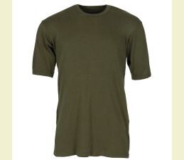 NÁTELNÍK BRIT. ARMY ORIG. POUŽ. S KRÁTKYMI RUKÁVMI - OLIV ZELENÁ