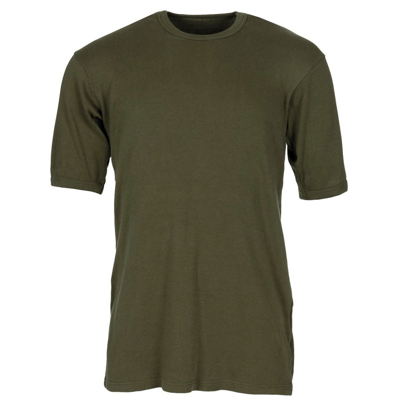 NÁTELNÍK BRIT. ARMY ORIG. POUŽ. S KRÁTKYMI RUKÁVMI - OLIV ZELENÁ