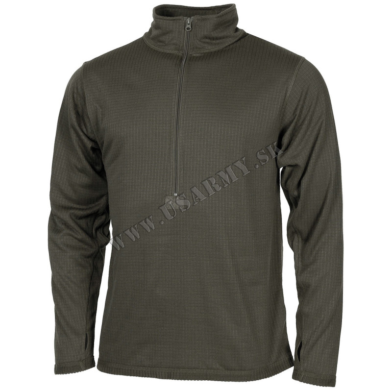 NÁTELNÍK SPODNÝ FUNKČNÝ TERMO TROYER US LEVEL II GEN.III MIL-SPEC - OLIV ZELENÁ