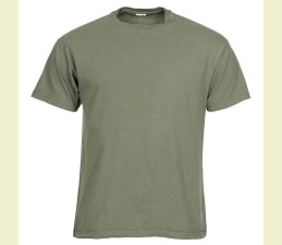 TRIČKO BRIT. ARMY ORIG. POUŽ. S KR. RUKÁVMI - OLIV ZELENÁ