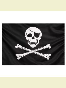 VLAJKA PIRÁT - 150 x 90 cm 