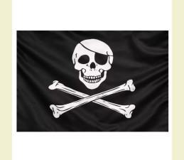 VLAJKA PIRÁT - 150 x 90 cm 