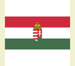 VLAJKA MAĎARSKO S ERBOM - 150 x 90 cm